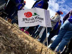 ​​​​​​​University of Mary students make trek to the Capitol Mall for March for Life Rally